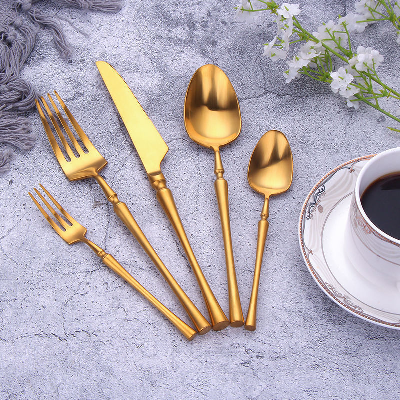 Elevate Your Dining Experience with Our 5 Piece 304 Stainless Steel Western Cutlery Set