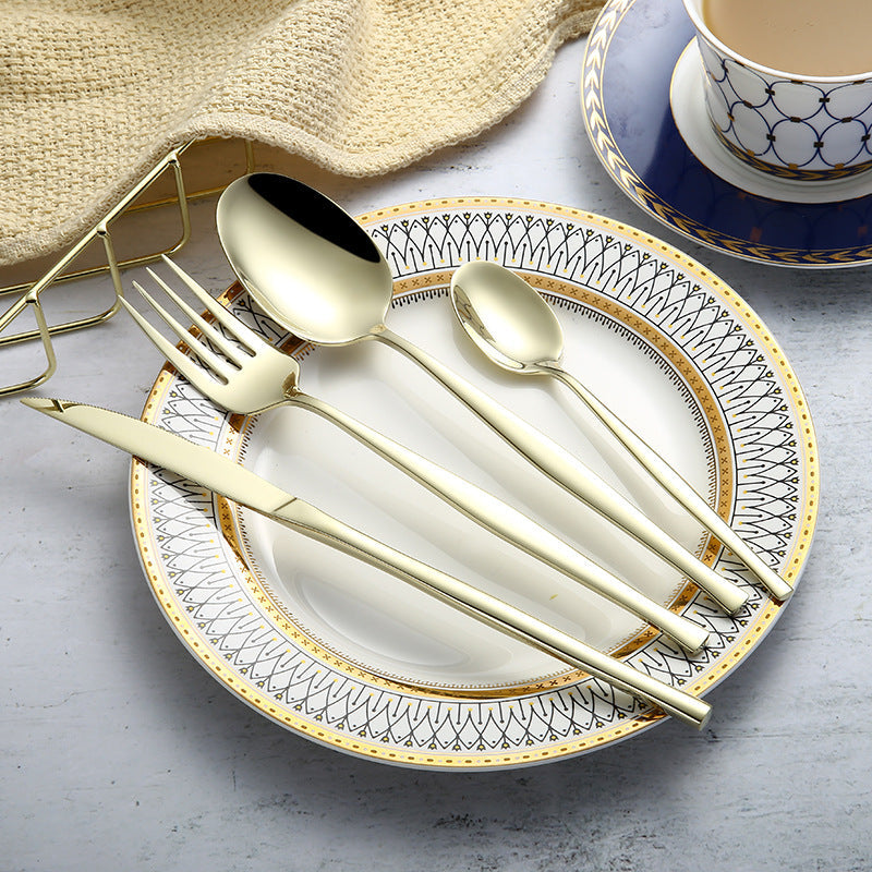 Elevate Your Dining Experience with Our 304 Stainless Steel Western Cutlery Set