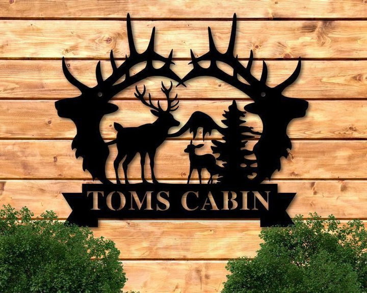 Transform Your Space with Our Metal Iron Wall Decor Deer Art Craft