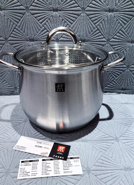 304 Stainless Steel Thickened Large Capacity Double Ear Stock Pot: Your Kitchen Essential