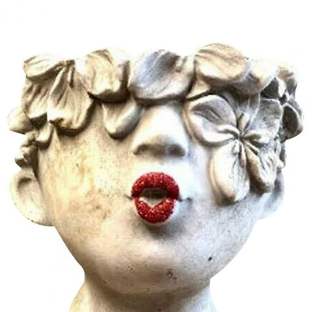 Transform Your Garden with Our Resin Garden Faces Flower Pots