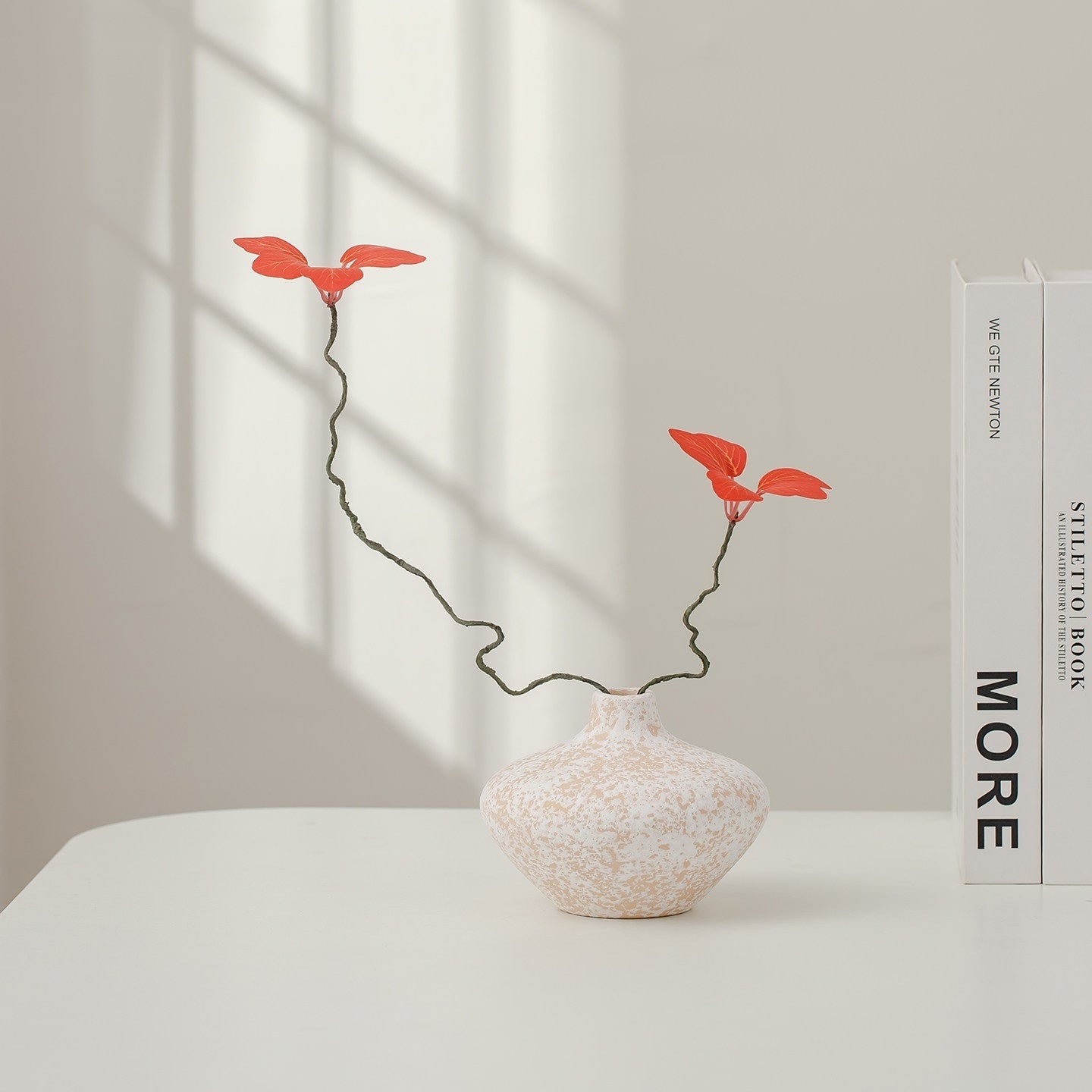 Elevate Your Home Décor with the Simple Retro White Ceramic Decorative Vase